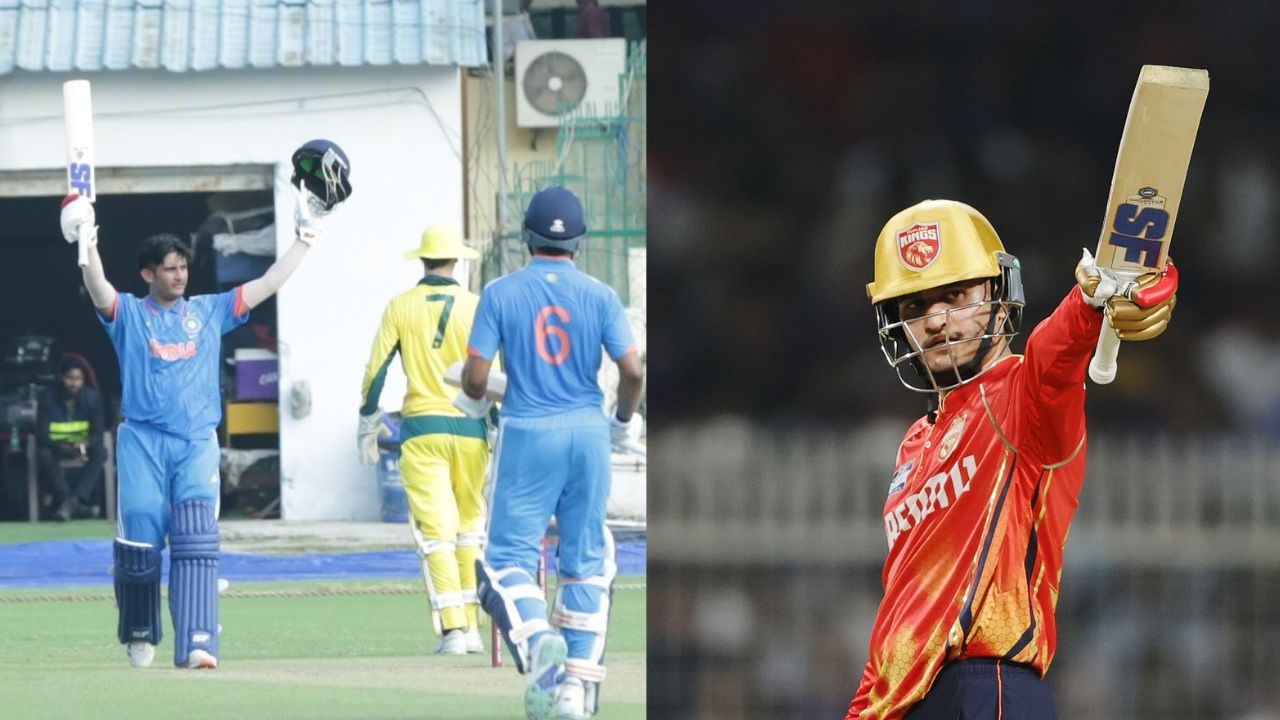 ಆಸ್ಟ್ರೇಲಿಯಾ ಎ ವಿರುದ್ಧ ಶತಕ ಬಾರಿಸಿದ ಪ್ರಿಯಾಂಶ್ ಆರ್ಯ!