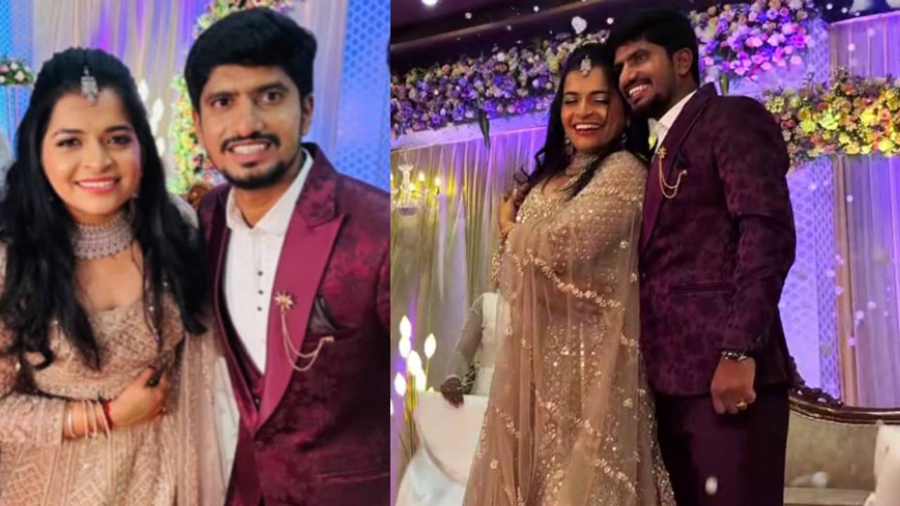 Pruthvi Bhat: ಗಾಯಕಿ ಪೃಥ್ವಿ ಭಟ್ ಅದ್ಧೂರಿ ರಿಸೆಪ್ಷನ್, ಘಟಾನುಘಟಿಗಳು ಭಾಗಿ: PHOTOS - Image 1
