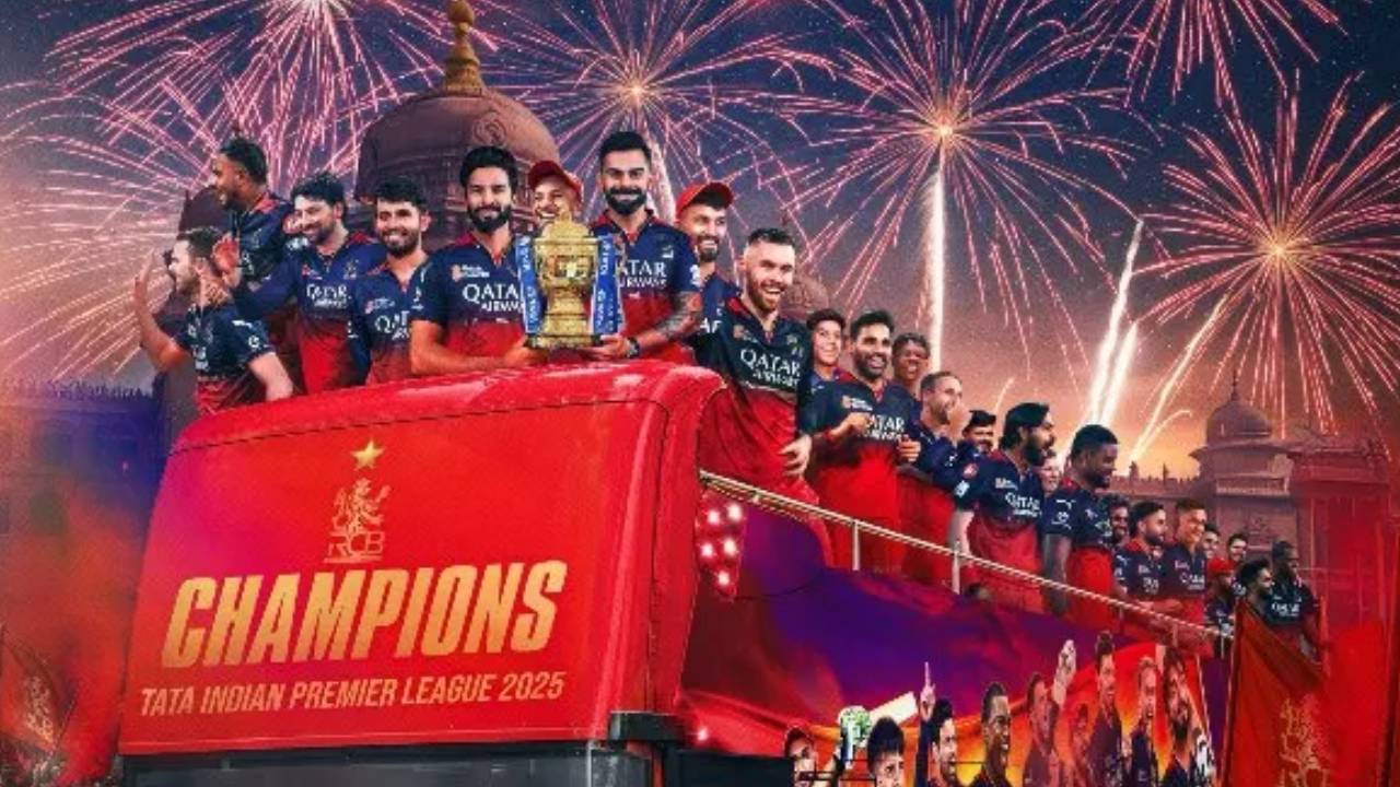 rcb victory parade: ಇಂದು ಮಧ್ಯಾಹ್ನ ಬೆಂಗಳೂರಿನಲ್ಲಿ ಆರ್‌ಸಿಬಿ ತಂಡದ ವಿಜಯಯಾತ್ರೆ