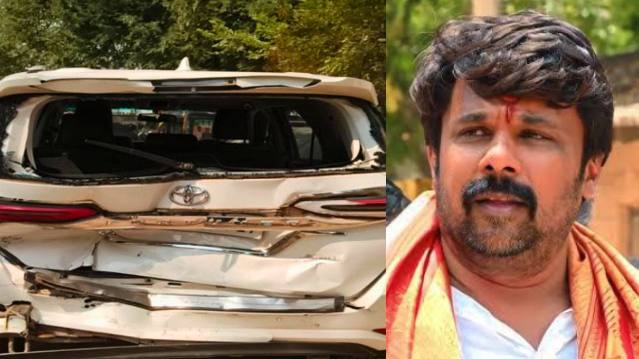 ಯಾದಗಿರಿಯಲ್ಲಿ ಮಾಜಿ ಸಚಿವ ರಾಜು ಗೌಡ ಕಾರು ಅಪಘಾತ; ಅಪಾಯದಿಂದ ಪಾರು