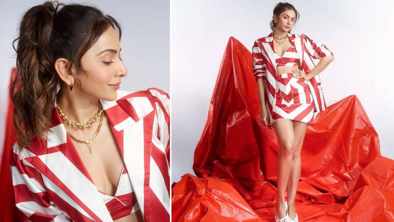 Star Fashion 2026: ಜೆಮೆಟ್ರಿಕ್‌ ಸ್ಟ್ರೈಪ್ಸ್ ಮಿನಿ ಸ್ಕರ್ಟ್‌ನಲ್ಲಿ ರಕುಲ್‌ ಪ್ರೀತ್‌ ಸಿಂಗ್‌ ಬಿಂದಾಸ್‌ ಫ್ಯಾಷನ್‌ - Image 1