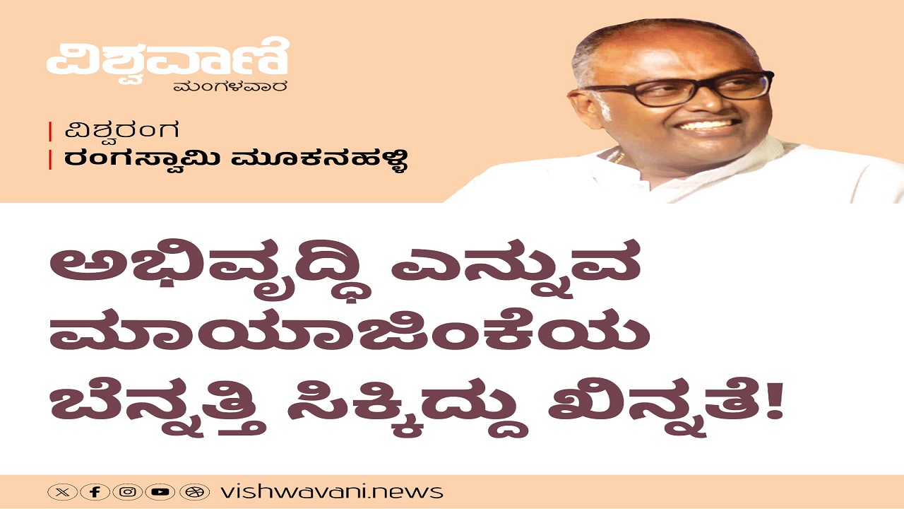 ಅಭಿವೃದ್ದಿ ಎನ್ನುವ ಮಾಯಾಜಿಂಕೆಯ ಬೆನ್ನತ್ತಿ ಸಿಕ್ಕಿದ್ದು ಖಿನ್ನತೆ !