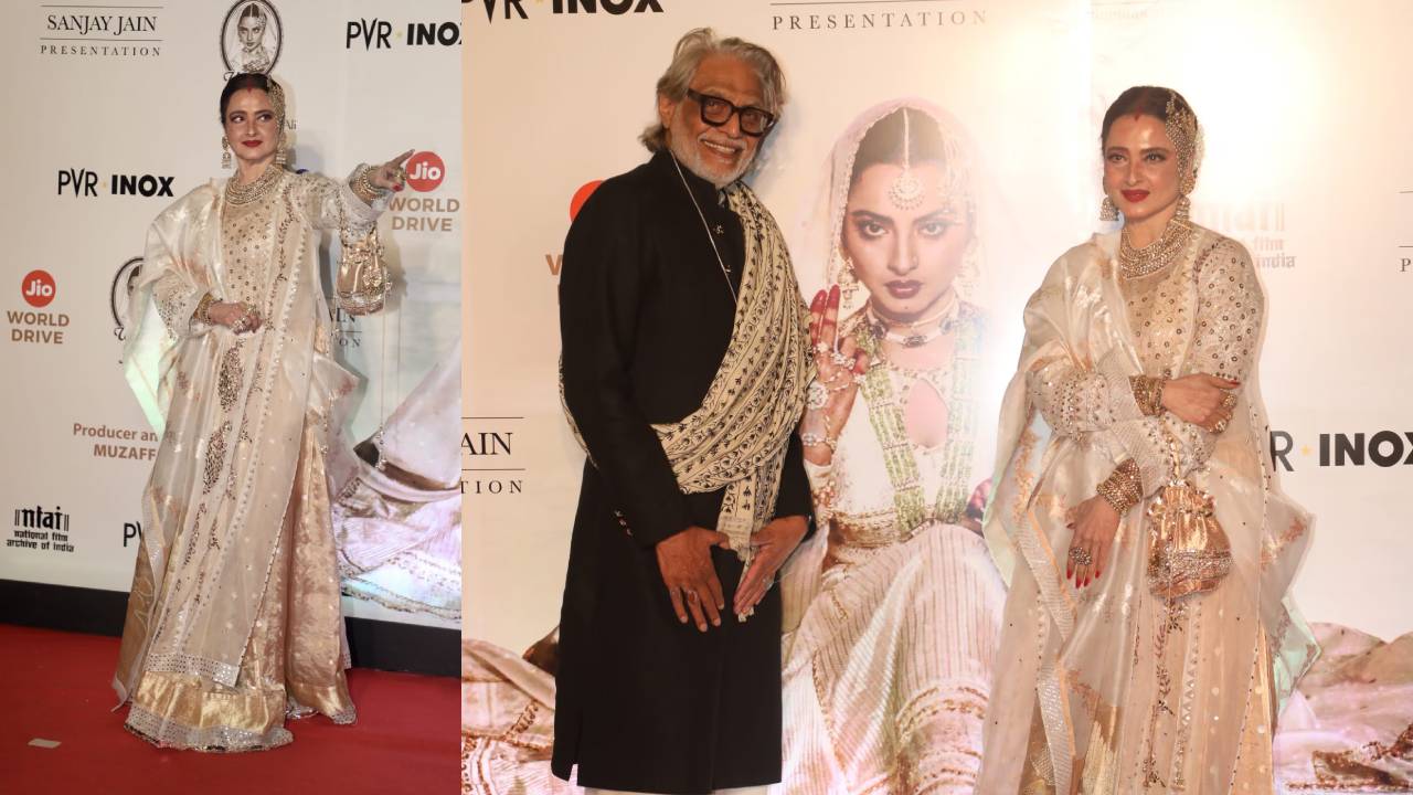 Umrao Jaan Re-Release: 'ಉಮ್ರಾವ್ ಜಾನ್' ರಿ-ರಿಲೀಸ್ ಪ್ರೀಮಿಯರ್ ಶೋಗೆ ಬಾಲಿವುಡ್ ನಟ- ನಟಿಯರ ಗ್ರ್ಯಾಂಡ್ ಎಂಟ್ರಿ; ಯಾರೆಲ್ಲ ಬಂದಿದ್ದರು? - Image 2