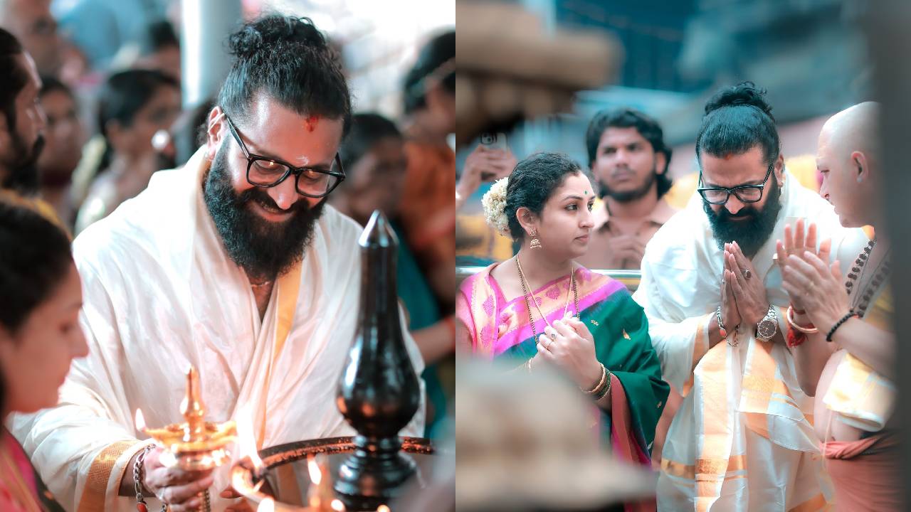 Kantara Chapter 1: 'ಕಾಂತಾರ: ಚಾಪ್ಟರ್ 1' ರಿಲೀಸ್ಗೆ ದಿನಗಣನೆ; ಕೊಲ್ಲೂರು ದೇಗುಲಕ್ಕೆ ರಿಷಬ್ ಶೆಟ್ಟಿ ದಂಪತಿ ಭೇಟಿ - Image 2