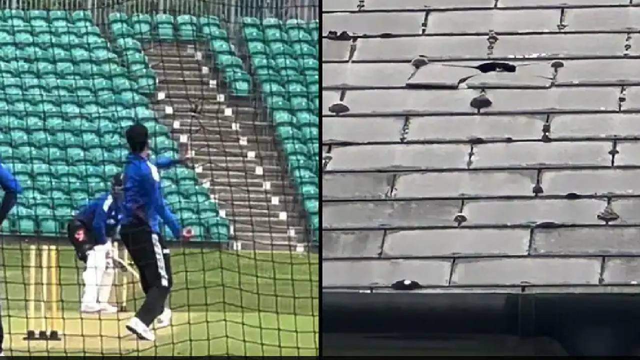 Rishabh Pant: ಸಿಕ್ಸರ್‌ ಸಿಡಿಸಿ ಕ್ರೀಡಾಂಗಣದ ಚಾವಣಿ ಪುಡಿ ಮಾಡಿದ ಪಂತ್‌; ಇಲ್ಲಿದೆ ವಿಡಿಯೊ