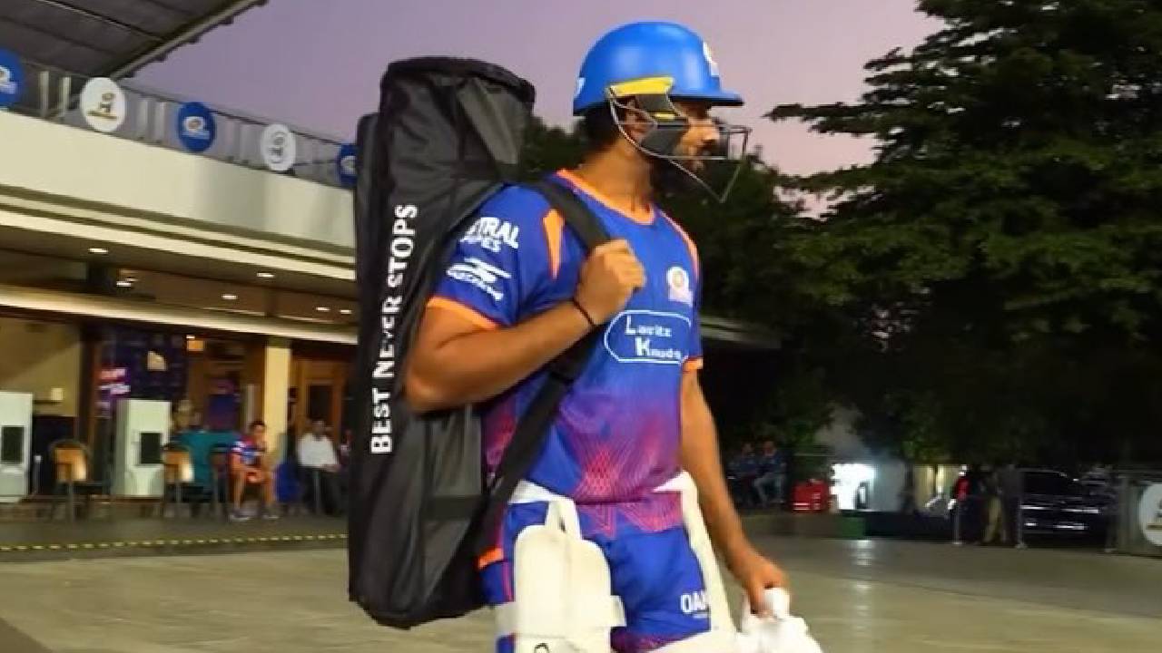 ಮುಂಬೈ ಇಂಡಿಯನ್ಸ್‌ ನೆಟ್ಸ್ ಸೆಷನ್‌ನಲ್ಲಿ ಸಿಕ್ಸರ್‌ ಅಭ್ಯಾಸ ನಡೆಸಿದ ರೋಹಿತ್