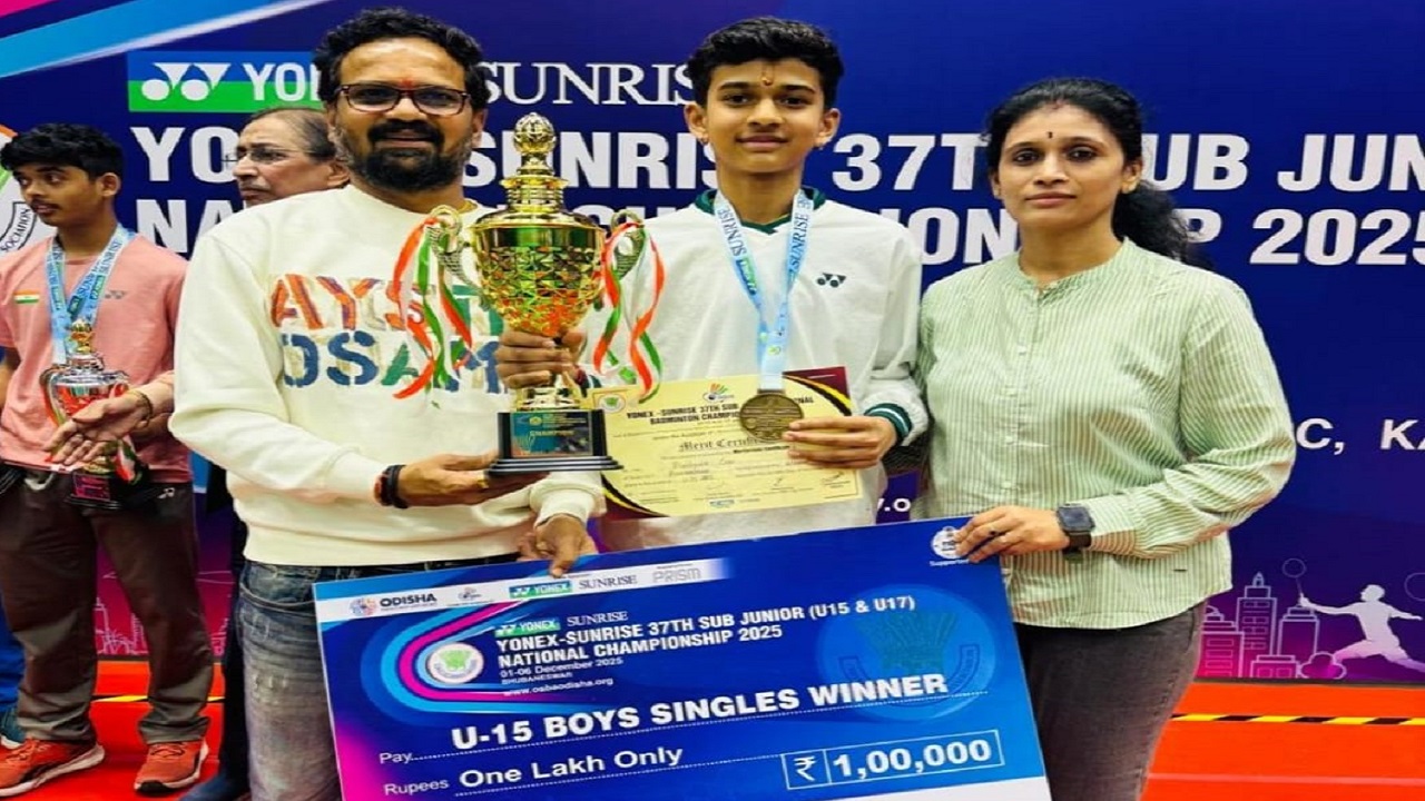 ರಾಷ್ಟ್ರೀಯ ಬ್ಯಾಡ್ಮಿಂಟನ್ ಚಾಂಪಿಯನ್ ಶಿಪ್ ಸಾಯಿಪುಷ್ಕರ್ ಮಡಿಲಿಗೆ