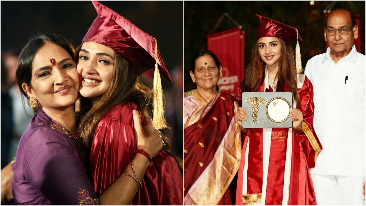 Photos: ಎಂಬಿಬಿಎಸ್‌ ಪದವಿ ಪಡೆದ ಖುಷಿಯಲ್ಲಿ ಭಾವುಕರಾದ ಡಾ. ಶ್ರೀಲೀಲಾ