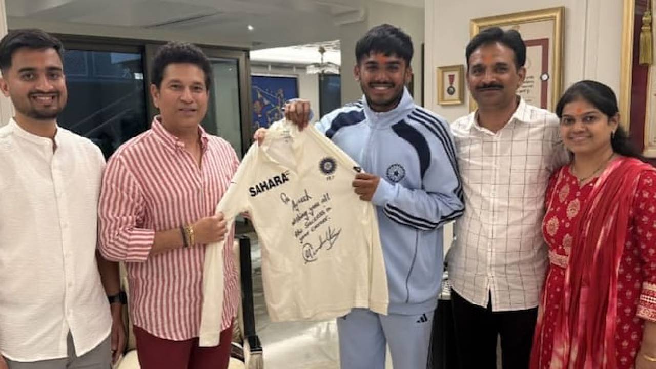 ಆಯುಷ್ ಮ್ಹಾತ್ರೆಗೆ ವಿಶೇಷ ಉಡುಗೊರೆ ನೀಡಿದ ದಿಗ್ಗಜ ಸಚಿನ್‌ ತೆಂಡೂಲ್ಕರ್‌