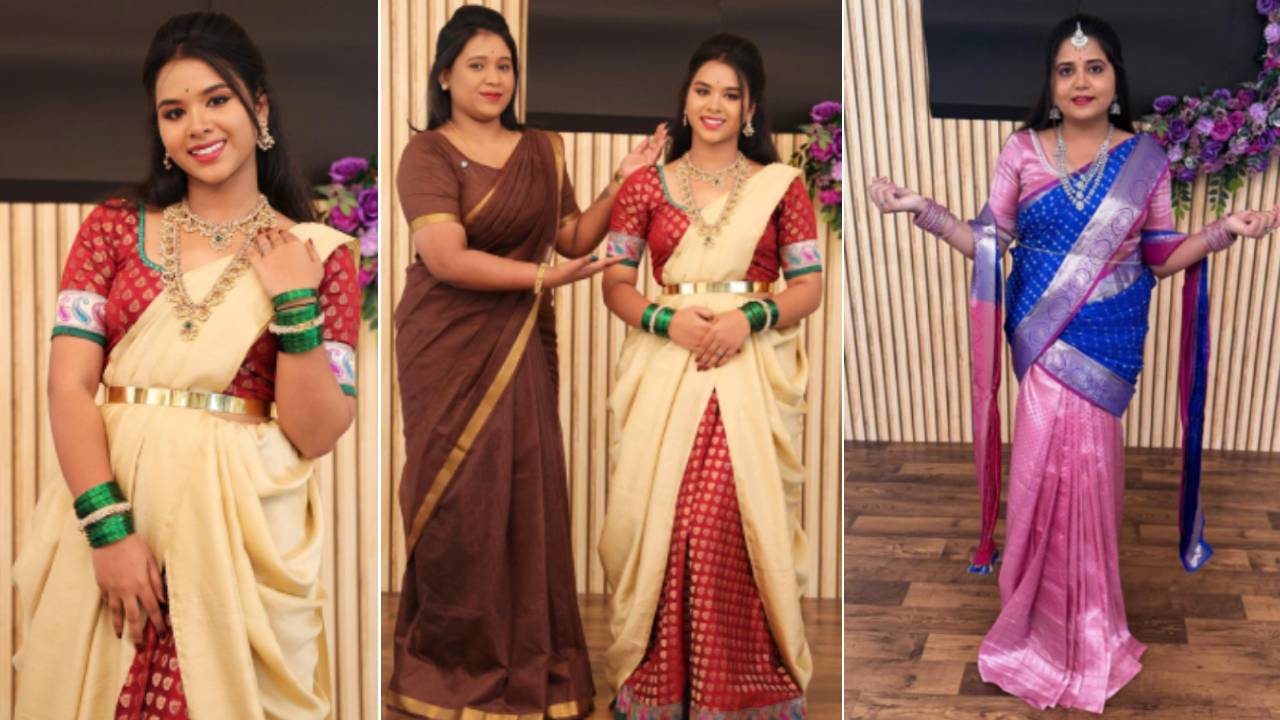 ಸಂಕ್ರಾಂತಿಗೆ ಇಲ್ಲಿದೆ 2 ಶೈಲಿಯ ಗ್ರ್ಯಾಂಡ್‌ ಸೀರೆ ಡ್ರೇಪಿಂಗ್‌ ಐಡಿಯಾ