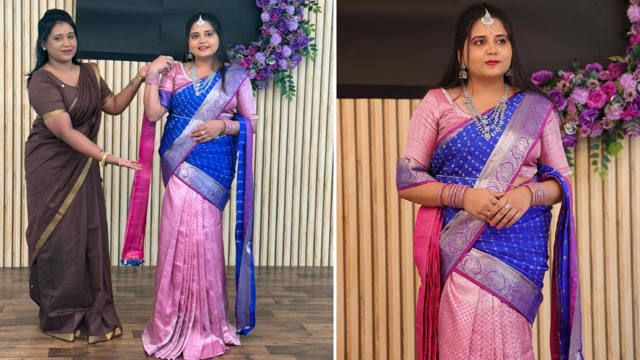 Sankranti Fashion 2026: ಸಂಕ್ರಾಂತಿಗೆ ಇಲ್ಲಿದೆ 2 ಶೈಲಿಯ ಗ್ರ್ಯಾಂಡ್‌ ಸೀರೆ ಡ್ರೇಪಿಂಗ್‌ ಐಡಿಯಾ - Image 1