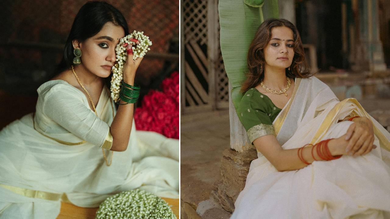 Saree Trend 2025: ಓಣಂ ಫೆಸ್ಟೀವ್ ಸೀಸನ್ನಲ್ಲಿ ಚಾಲ್ತಿಗೆ ಬಂದ ಕಸವು ಸೀರೆ - Image 2