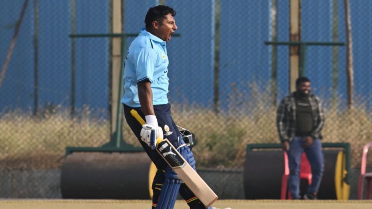 VHT 2025-26: ವೇಗದ ಅರ್ಧಶತಕ ಬಾರಿಸಿದ ಸರ್ಫರಾಝ್‌ ಖಾನ್‌!