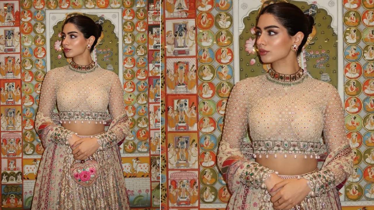 Star Fashion 2025: ಕಲಾತ್ಮಕ ಪಾರದರ್ಶಕ ಲೆಹೆಂಗಾದಲ್ಲಿ ಕಾಣಿಸಿಕೊಂಡ ಖುಷಿ ಕಪೂರ್‌ - Image 5