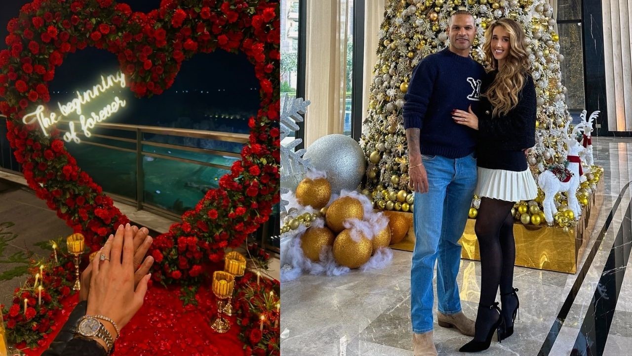 ಸೋಫಿಯಾ ಶೈನ್‌ ಜೊತೆ ಶಿಖರ್‌ ಧವನ್‌ ನಿಶ್ಚಿತಾರ್ಥ!