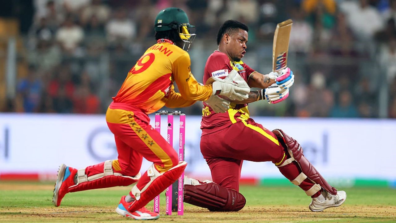 ವೆಸ್ಟ್‌ ಇಂಡೀಸ್‌ ಪರ ವೇಗದ ಫಿಫ್ಟಿ ಬಾರಿಸಿದ ಶಿಮ್ರಾನ್‌ ಹೆಟ್ಮಾಯೆರ್‌!