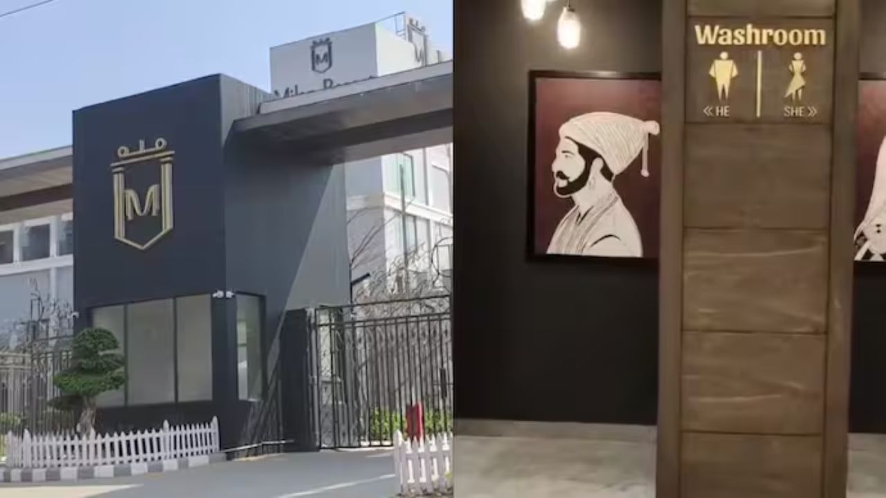 ಶೌಚಾಲಯದ ಹೊರಗೆ ಶಿವಾಜಿಯ ಚಿತ್ರ; ಭುಗಿಲೆದ್ದ ಆಕ್ರೋಶ