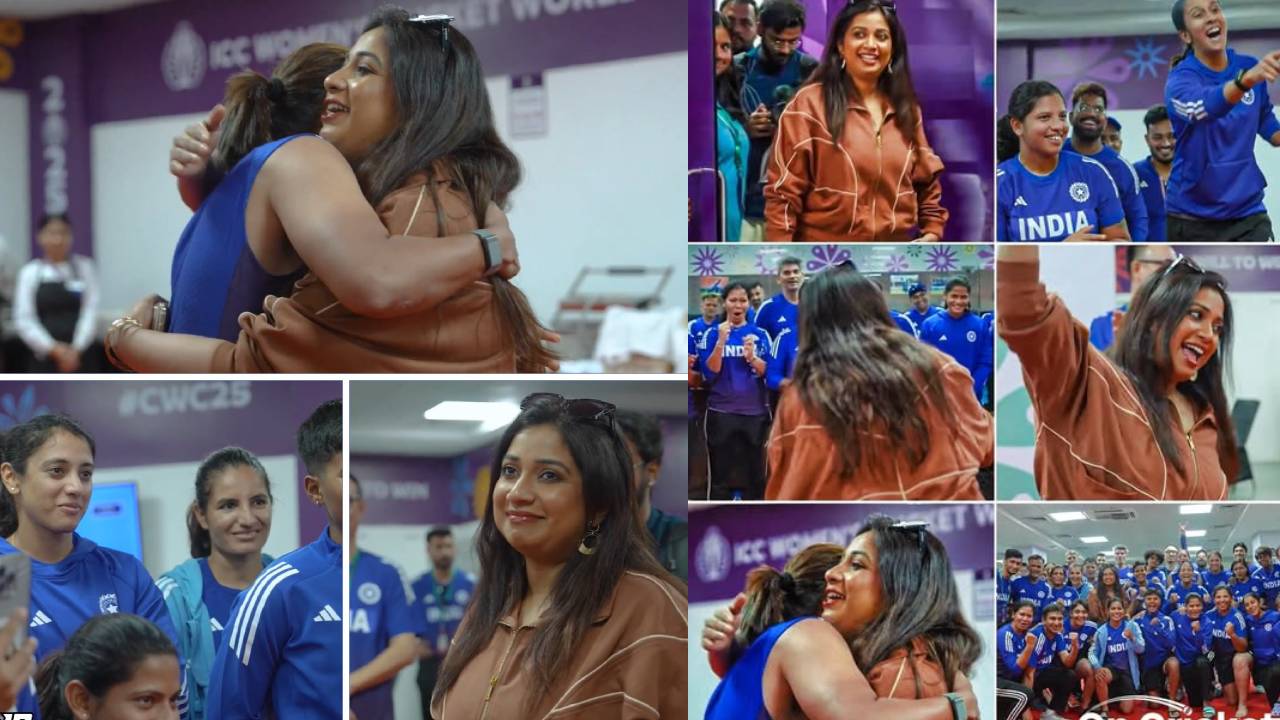 ಟೀಮ್ ಇಂಡಿಯಾ ಡ್ರೆಸ್ಸಿಂಗ್ ರೂಮ್‌ಗೆ ಶ್ರೇಯಾ ಘೋಷಾಲ್ ಭೇಟಿ