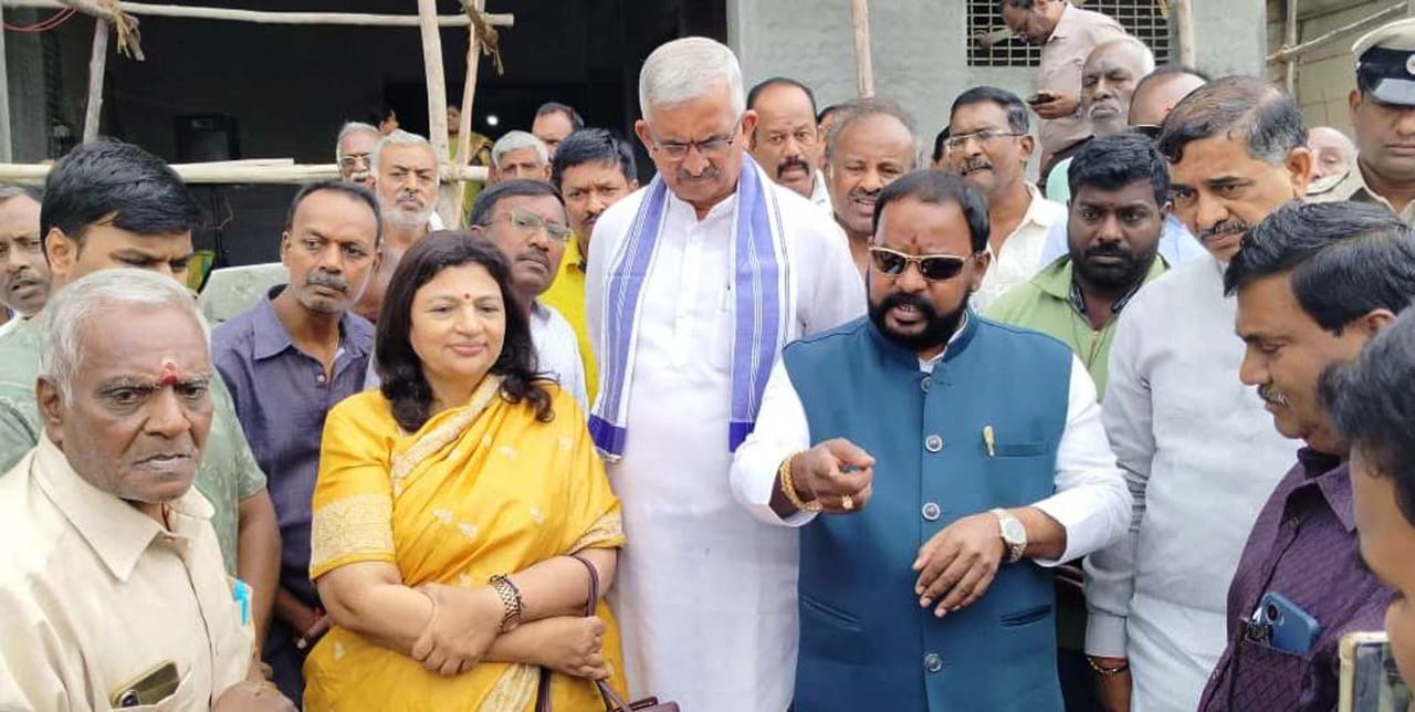 ಗುಡಿಬಂಡೆ ಪಟ್ಟಣಕ್ಕೆ ಭರವಸೆ ಸಮಿತಿ ಅಧ್ಯಕ್ಷ ಶರವಣ ಭೇಟಿ