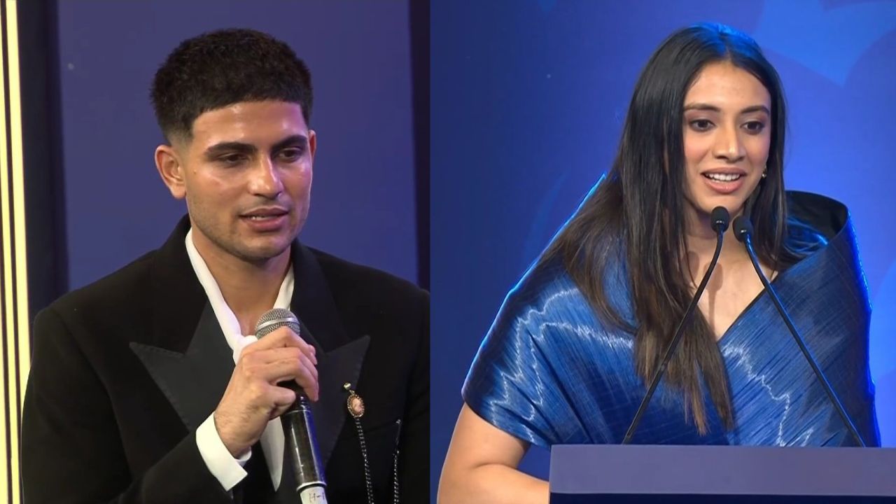 ಪಾಲಿ ಉಮ್ರಿಗರ್‌ ಪ್ರಶಸ್ತಿಗೆ ಭಾಜನರಾದ ಶುಭಮನ್‌ ಗಿಲ್‌, ಸ್ನೃತಿ ಮಂಧಾನಾ!