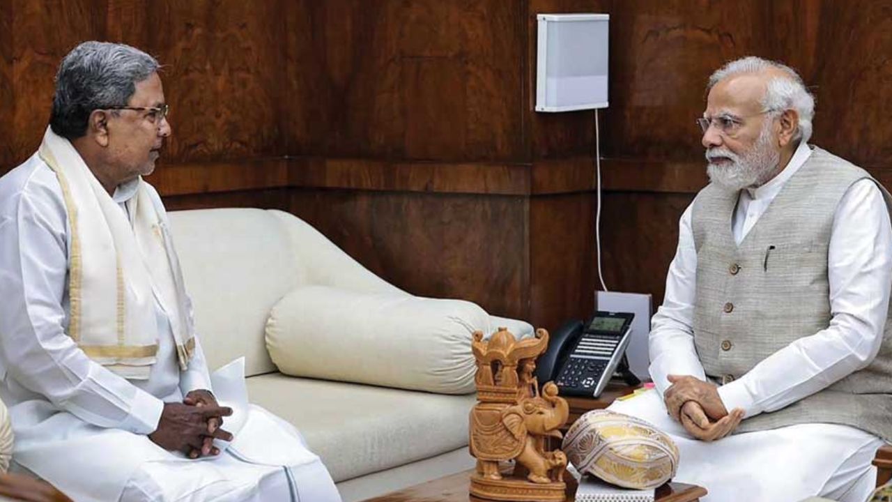 ಪ್ರಧಾನಿ ಮೋದಿ ಭೇಟಿಯಾದ ಸಿಎಂ ಸಿದ್ದರಾಮಯ್ಯ; 5 ಅಂಶಗಳ ಮನವಿ