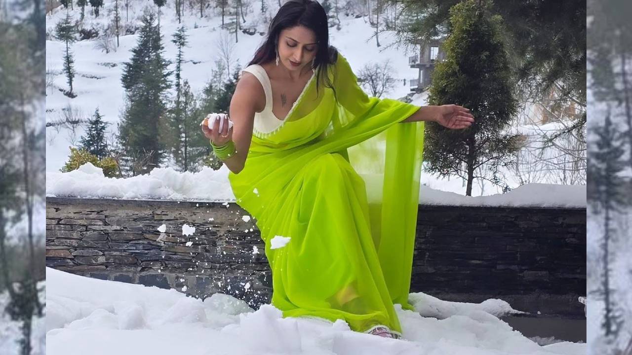 Star Fashion 2026: ಸೀರೆಯುಟ್ಟು ಹಿಮ ರಾಶಿಯ ನಡುವೆ ಸಂಭ್ರಮಿಸಿದ ಶುಭಾ ರಕ್ಷಾ - Image 4