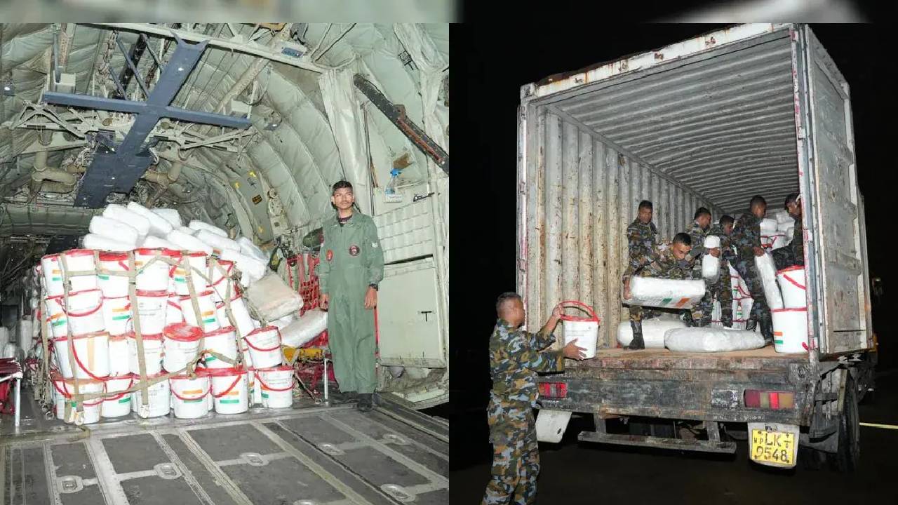 ದ್ವಿತಾ  ಚಂಡಮಾರುತಕ್ಕೆ ತುತ್ತಾದ ಶ್ರೀಲಂಕಾಗೆ ಭಾರತದ ನೆರವು