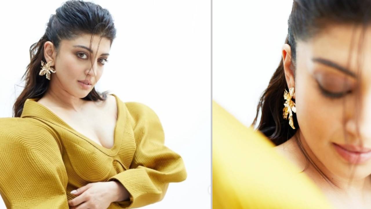 Star Fashion 2025: ಓವರ್ಸೈಜ್ ಮಿನಿ ವ್ರಾಪ್ ಡ್ರೆಸ್ನಲ್ಲಿ ನಟಿ ಪ್ರಣೀತಾ ಬಿಂದಾಸ್ ಲುಕ್ - Image 1