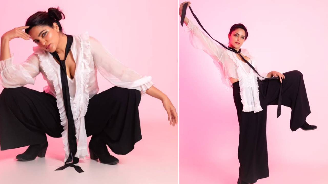 Star Fashion 2025: ಚಾರ್ಲಿ ಚಾಪ್ಲಿನ್ ಫಿಮೇಲ್ ವರ್ಶನ್ನ ಫ್ಯಾಷನ್ ಲುಕ್ಸ್ನಲ್ಲಿ ನಟಿ ಸುಕೃತಾ ವಾಗ್ಲೆ - Image 4