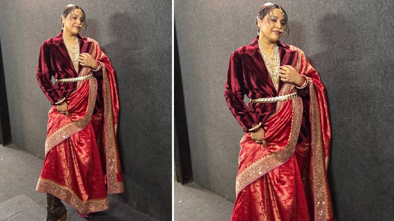 Star Fashion 2025: ವಿಂಟರ್‌ ಜಾಕೆಟ್‌ ಸೀರೆಗೆ ಸೈ ಎಂದ ನಟಿ ಸ್ವರ ಭಾಸ್ಕರ್‌ - Image 4