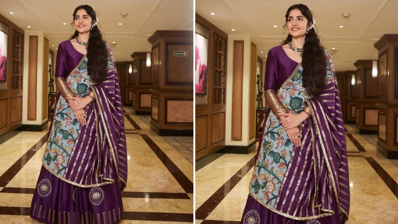 Rukmini Vasanth: ಕಲಾಂಕಾರಿ ಎಥ್ನಿಕ್ವೇರ್ನಲ್ಲಿ ಕಂಗೊಳಿಸಿದ ನಟಿ ರುಕ್ಮಿಣಿ ವಸಂತ್ - Image 1