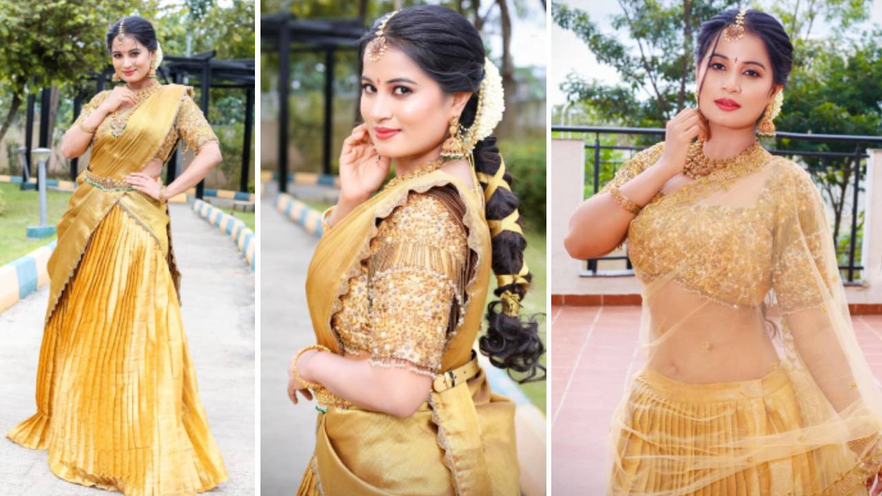 ಬಂಗಾರದ ಬೊಂಬೆಯಾದ ಬಿಗ್ ಬಾಸ್ ಮಾಜಿ ಸ್ಪರ್ಧಿ ಅನುಷಾ ರೈ