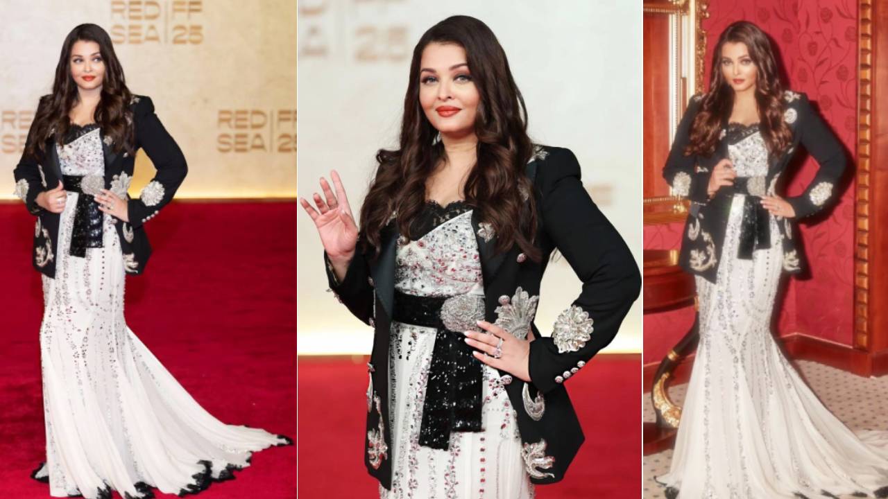 ಬ್ಲೇಜರ್‌ ಮೆರ್ಮೈಡ್‌ ಗೌನ್‌ನಲ್ಲಿ ಮಿಂಚಿದ  ಐಶ್ವರ್ಯಾ ರೈ