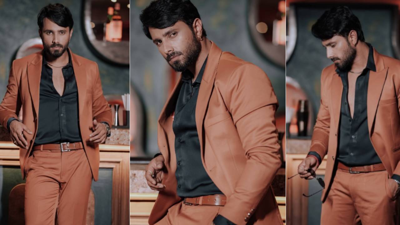 ಕ್ಲಾಸಿ ಸೂಟ್ನಲ್ಲಿ ನಟ ಜಗನ್ ಮಾನ್ಸೂನ್ ಫ್ಯಾಷನ್