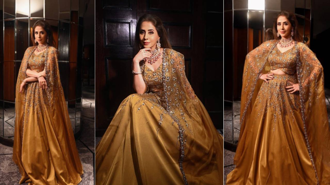 ಸಂಚಲನ ಮೂಡಿಸಿದ ಊರ್ಮಿಳಾ ಮಾತೊಂಡ್ಕರ್‌ ಗೋಲ್ಡನ್‌ ಲೆಹೆಂಗಾ