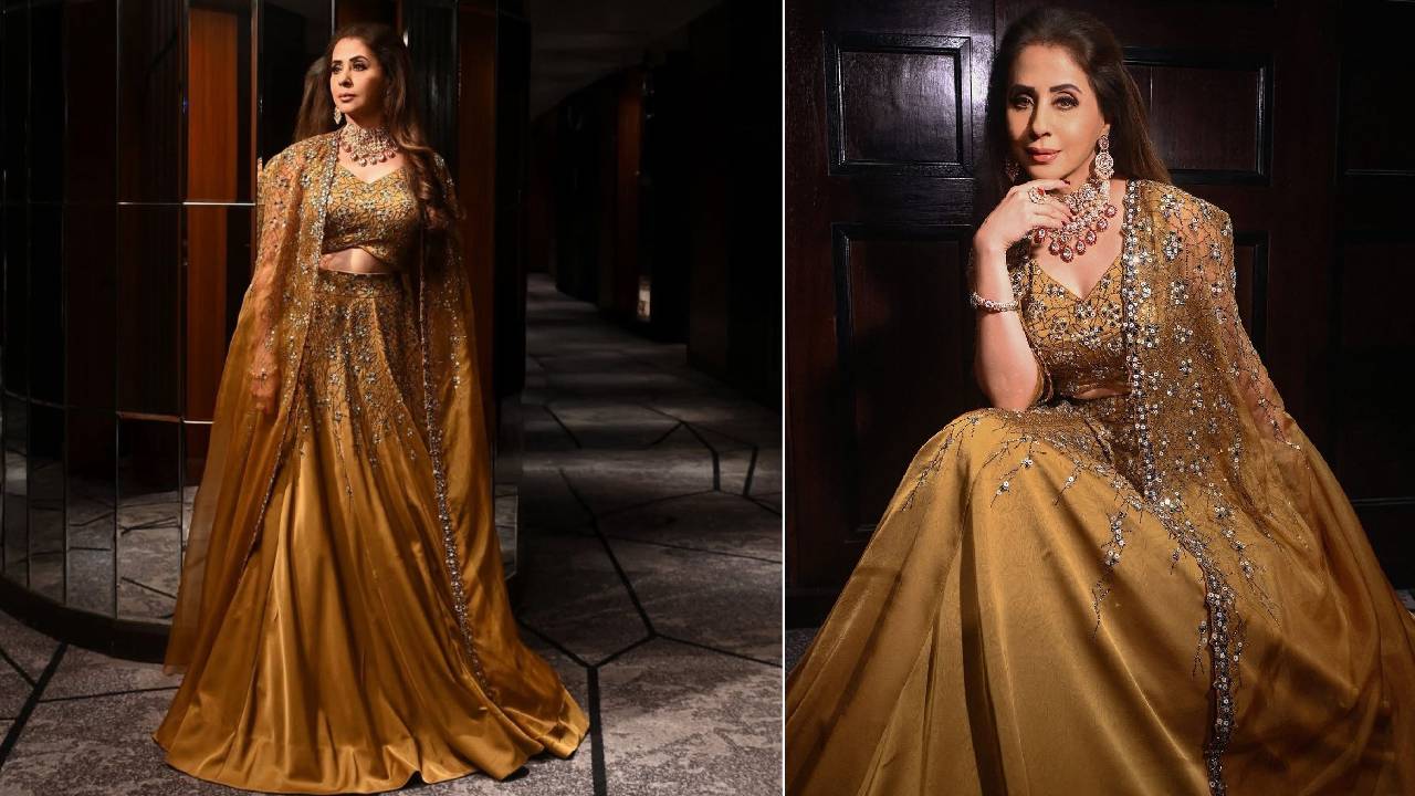 Star Fashion 2026: ಸಂಚಲನ ಮೂಡಿಸಿದ ಊರ್ಮಿಳಾ ಮಾತೊಂಡ್ಕರ್‌ ಗೋಲ್ಡನ್‌ ಲೆಹೆಂಗಾ - Image 3