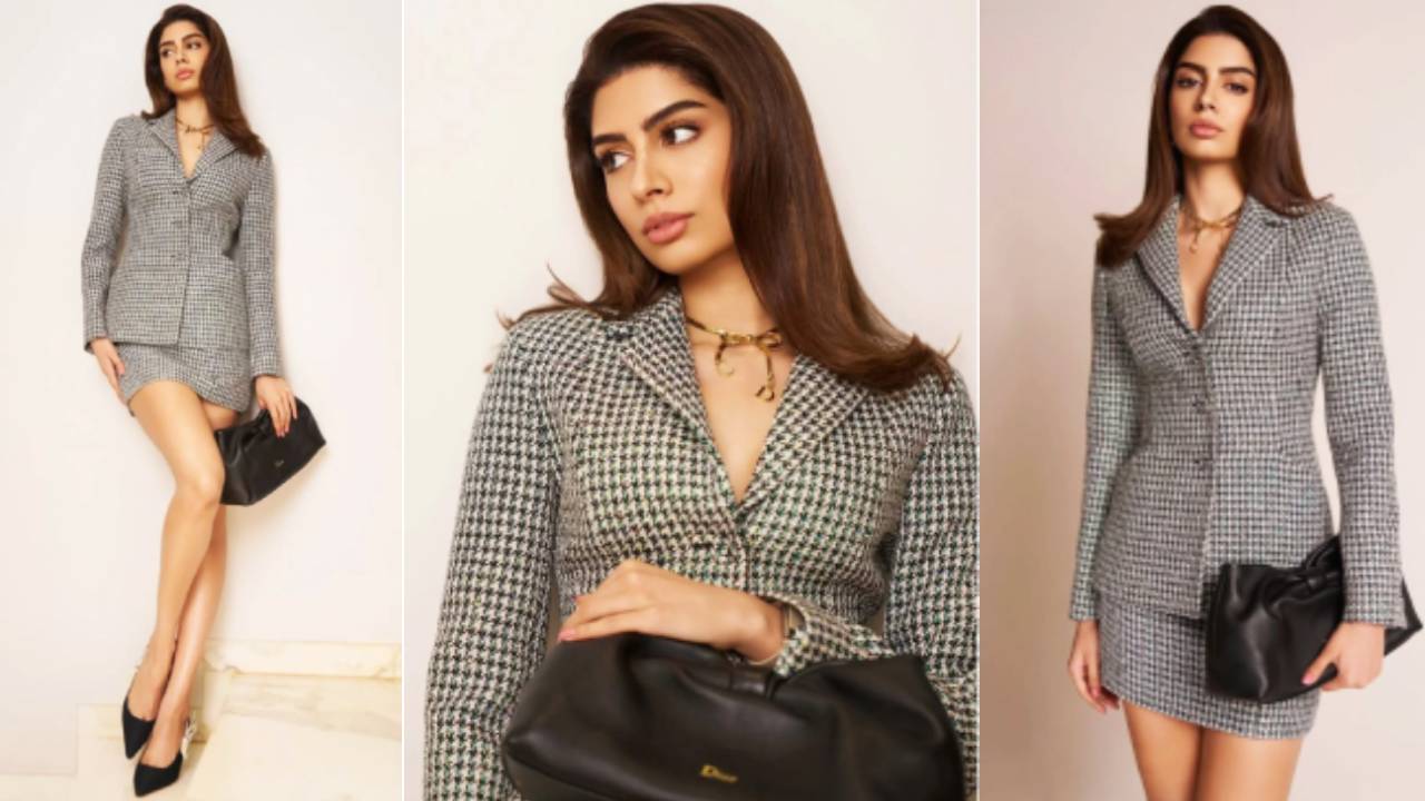 ಟ್ವೀಡ್‌ ಮಿನಿ ಸ್ಕರ್ಟ್‌ನಲ್ಲಿ ಜೆನ್‌ ಜಿ ಫ್ಯಾಷನ್‌ಗೆ ಸೈ ಎಂದ ಖುಷಿ ಕಪೂರ್‌