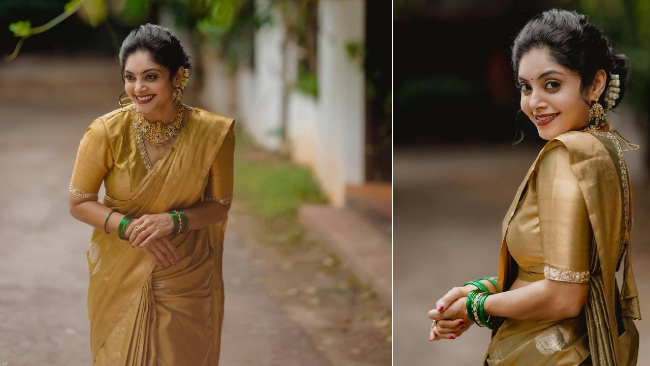 Star Saree Fashion 2025: ನಟಿ ಭಾವನಾ ರಾವ್‌ ಗೋಲ್ಡನ್‌ ಲುಕ್‌ಗೆ ಸೀರೆ ಪ್ರಿಯರು ಫಿದಾ! - Image 1