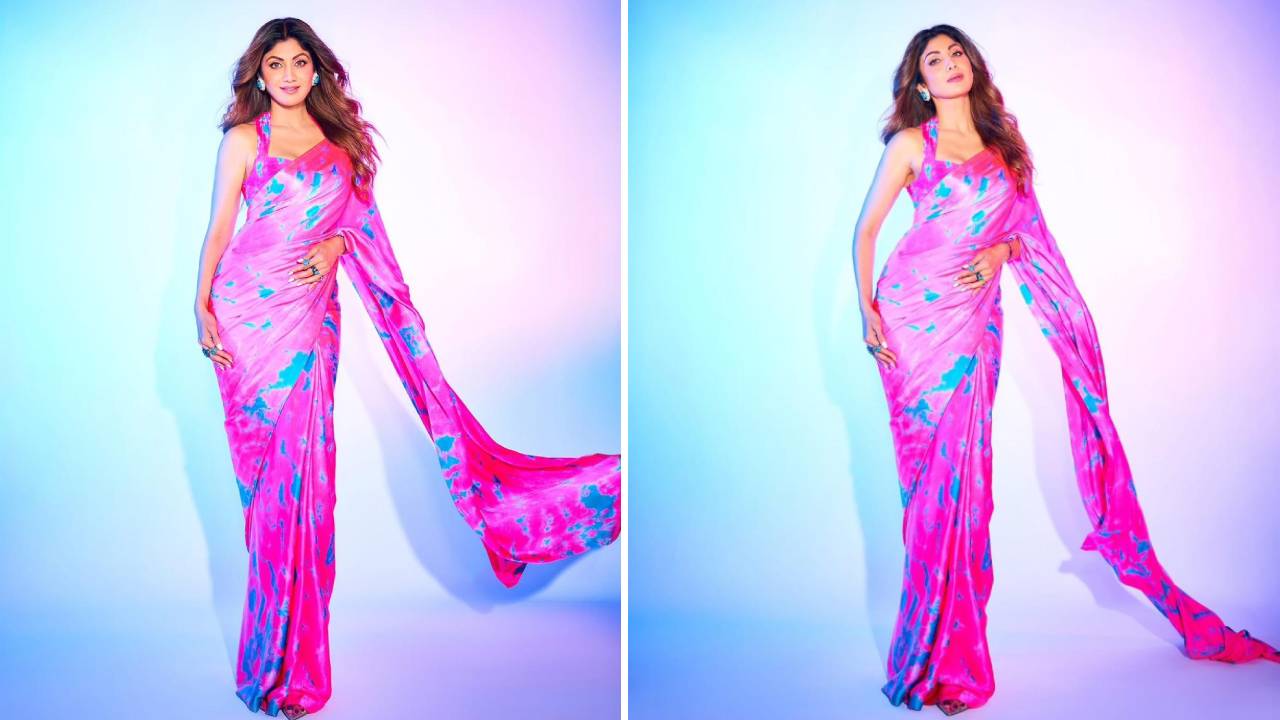 Star Saree Fashion 2025: ಬಾಲಿವುಡ್ ನಟಿ ಶಿಲ್ಪಾ ಶೆಟ್ಟಿಯ ದುಬಾರಿ ಸ್ಯಾಟಿನ್ ಸೀರೆ - Image 1