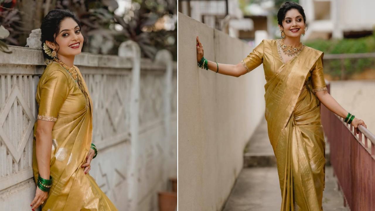 Star Saree Fashion 2025: ನಟಿ ಭಾವನಾ ರಾವ್‌ ಗೋಲ್ಡನ್‌ ಲುಕ್‌ಗೆ ಸೀರೆ ಪ್ರಿಯರು ಫಿದಾ! - Image 2