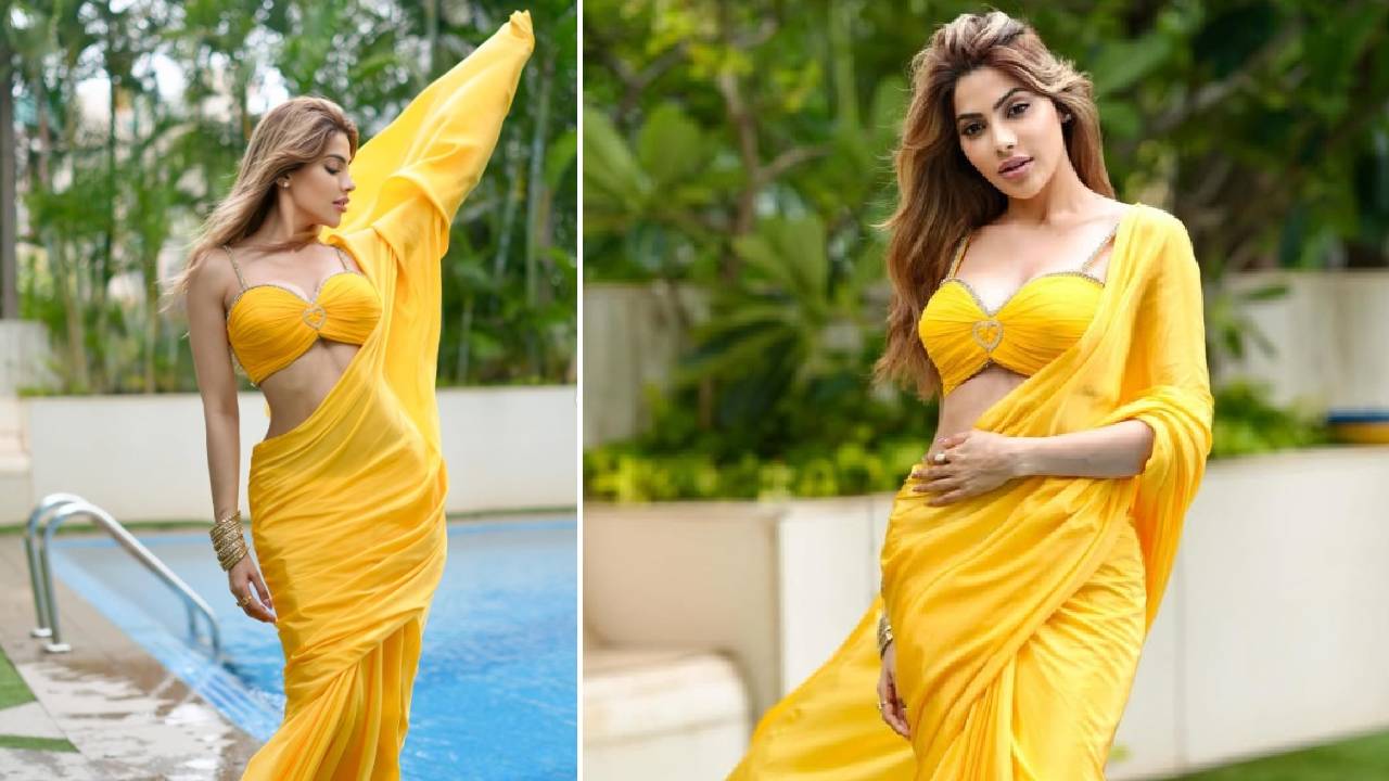 Star Saree Fashion 2025: ಬ್ರಾಲೆಟ್ ಬ್ಲೌಸ್ ಸೀರೆಯಲ್ಲಿ ಅನಾವರಣಗೊಂಡ ನಟಿ ನಿಕ್ಕಿಯ ಮಾದಕ ಲುಕ್ - Image 2