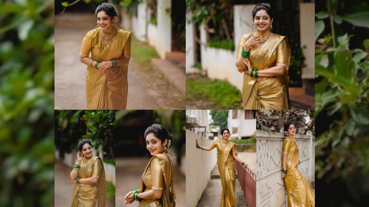 Star Saree Fashion 2025: ನಟಿ ಭಾವನಾ ರಾವ್‌ ಗೋಲ್ಡನ್‌ ಲುಕ್‌ಗೆ ಸೀರೆ ಪ್ರಿಯರು ಫಿದಾ! - Image 3