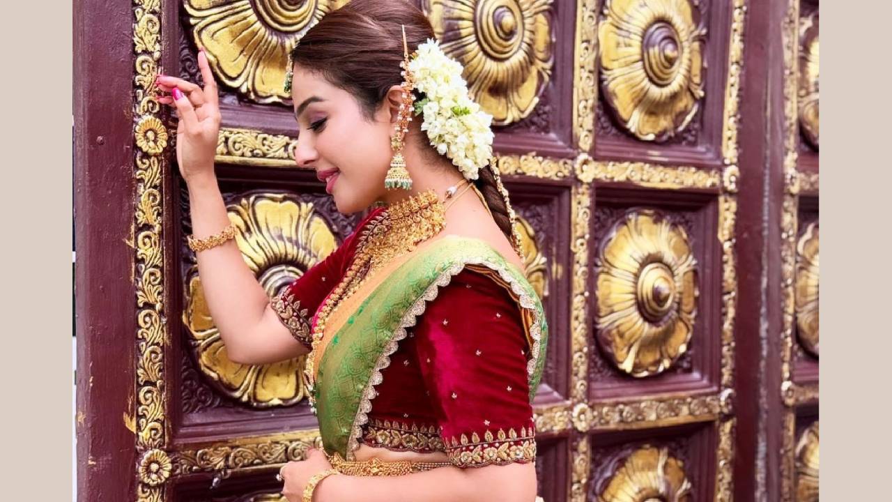 Star Saree Fashion 2025: ಫಾಲೋವರ್ಗಳನ್ನು ಆಕರ್ಷಿಸಿದ ನಟಿ ರುಹಾನಿ ಶೆಟ್ಟಿಯ ರೇಷ್ಮೆ ಸೀರೆ - Image 5