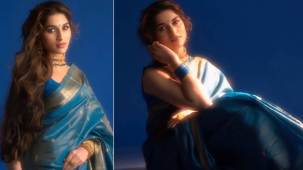 ತಾಯಿಯ ಹಳೆಯ ರೇಷ್ಮೆ ಸೀರೆಯುಟ್ಟು ಸಂಭ್ರಮಿಸಿದ ಆರಾಧನಾ