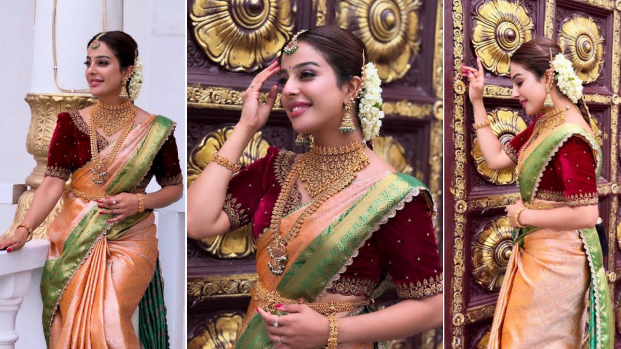 ಫಾಲೋವರ್ಗಳನ್ನು ಆಕರ್ಷಿಸಿದ ನಟಿ ರುಹಾನಿ ಶೆಟ್ಟಿಯ ರೇಷ್ಮೆ ಸೀರೆ