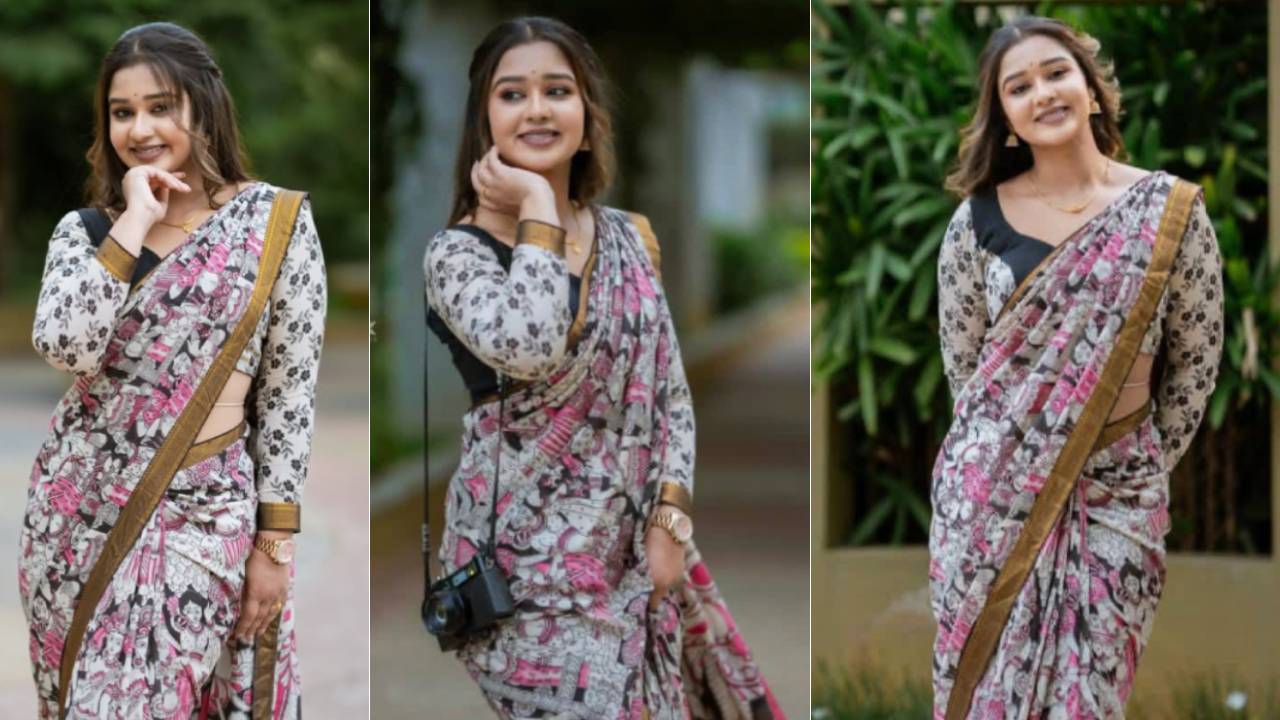 Star Saree Fashion 2025: ಕಲಾಂಕಾರಿ ಸೀರೆಯಲ್ಲಿ ನಟಿ ಮೌನ ಗುಡ್ಡೆಮನೆಯ ರೆಟ್ರೊ ಲುಕ್‌