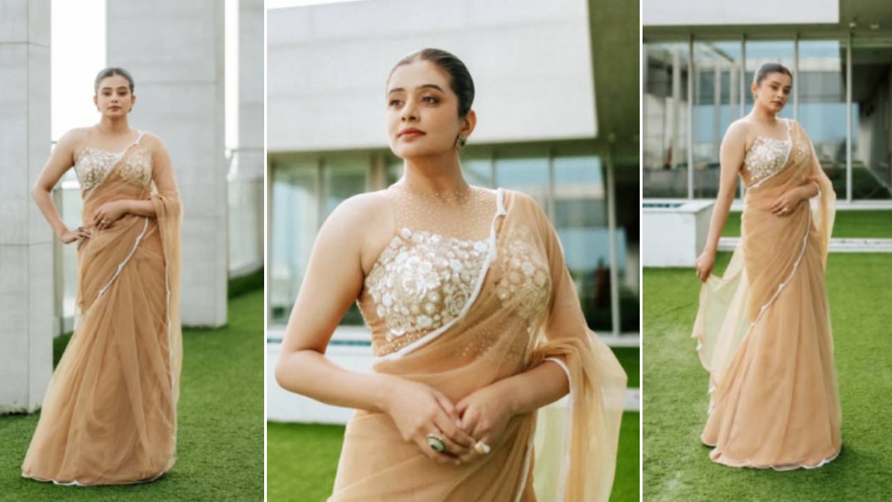 ನಟಿ ಪ್ರಿಯಾಮಣಿಯ ಇಂಡೋ-ವೆಸ್ಟರ್ನ್‌ ಶೀರ್‌ ಸೀರೆ ಲವ್‌