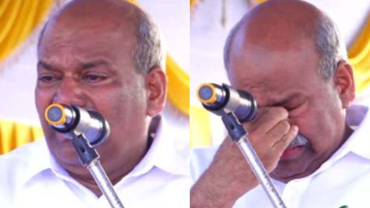 ಕುಟುಂಬವನ್ನು ಬೀದಿಗೆ ತಂದಿದ್ದಾರೆ, ನಾನು ಚುನಾವಣೆಗೆ ಸ್ಪರ್ಧಿಸಲ್ಲ: ಶೃಂಗೇರಿ ಶಾಸಕ ರಾಜೇಗೌಡ ಕಣ್ಣೀರು