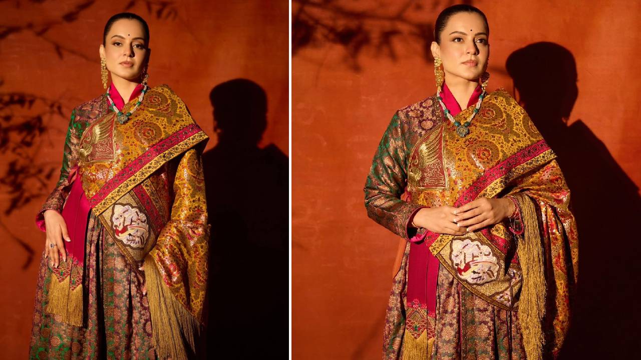 Star Fashion 2025: ಫ್ಯಾಷನಿಸ್ಟಾಗಳ ಮೆಚ್ಚುಗೆ ಗಳಿಸಿದ ಕಂಗನಾ ಧರಿಸಿದ ಗೊಂಚಾ ಟ್ರೆಡಿಷನಲ್‌ ಉಡುಗೆ - Image 4