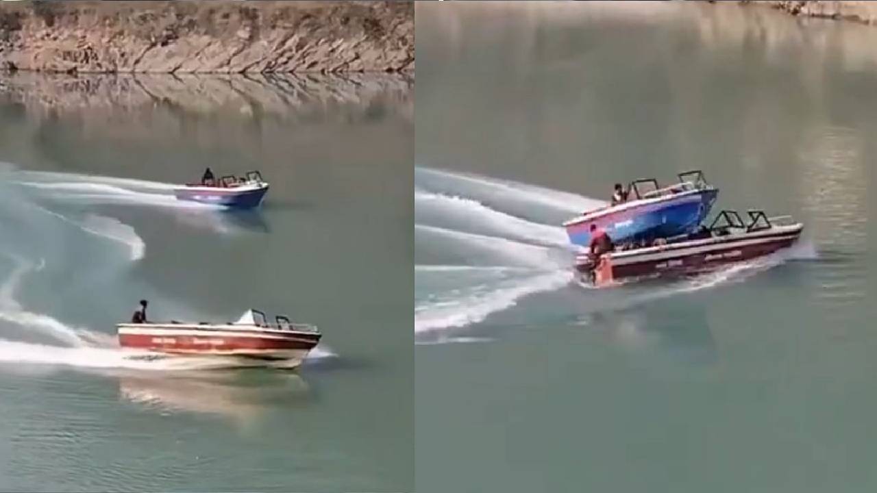 ಡಿಕ್ಕಿ ಹೊಡೆದ ಪ್ರವಾಸಿ ದೋಣಿಗಳು: ಕೂದಲೆಳೆ ಅಂತರದಲ್ಲಿ ತಪ್ಪಿದ ದುರಂತ